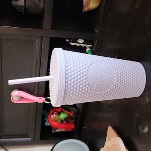 Starbucks 160z Lilac Studded Tumbler